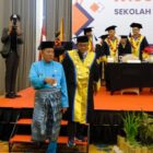 Wakil Gubernur Jambi, Abdullah Sani, pada acara Wisuda Sarjana ke‑X Stiteknas Jambi, di Swiss-Belhotel Jambi, Rabu | sobirin