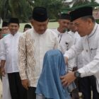 Gubernur Jambi, Al Haris, pada acara Haflah Akhirussanah Pondok Pesantren Sulthon Fattah, di Desa Tambang Emas, Pamenang Selatan, Merangin, Sabtu 13 Juni 2026 | es
