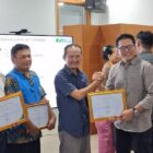 BPJS Ketenagakerjaan Cabang Jambi menyelenggarakan sosialisasi implementasi onboarding mekanisme pendaftaran baru lewat aplikasi digital Perisai, di ruang rapat Kantor BPJS Ketenagakerjaan Jambi | foto : humas bpjstk
